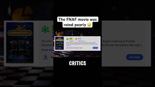 The FNAF movie was rated poorly 😧 fnaf shorts [upl. by Gerhardine]