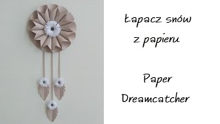 Jak zrobić Łapacz Snów z Papieru  Dreamcatcher [upl. by Hareehat]