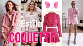 TENDENCIAS 2024  OUTFITS DE MODA  ESTILO COQUETTE  MODA MUJER [upl. by Yezdnil469]