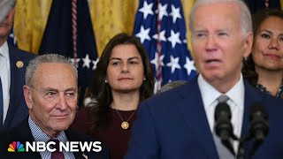 Schumer had blunt conversation with Biden showed him polling data [upl. by Bum]