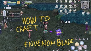 How To Craft Envenom Blade The Ragnarok Assassin Gameplay [upl. by Rep]