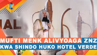 MUFTI MENK ALIVYOAGA ZANZIBAR KWA KISHINDO CHA UJUMBE MZITO HOTEL VERDE [upl. by Jenelle822]