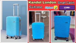 Kandel London Small Cabin Suitcase Review • Zexon Kandel London Trolley Bag [upl. by Odlanra]