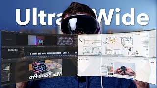 Goodbye Monitors Apple’s Vision Pro Just Added Ultra Wide Display for Mac [upl. by Otsuaf]