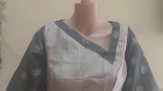 blouse front neck designs cutting and stitching aishani creation neck design blouse design [upl. by Sinnard924]