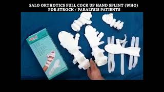 Salo Orthotics Wrist Hand Orthosis Full Cockup Hand Splint for Stroke amp Paralysis [upl. by Rosemonde]