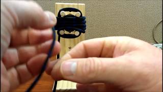 How to easily make a Monkeys fist keychain laynard using a jig  Part 1 [upl. by Pogah]