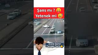 Kalabalık Trafikte onlarca arabanın arasından sıyrılarak geçti Yetenek mi  Şans mı  🫣😆 [upl. by Sherard]