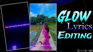 Hard Light Trending Reels Video Editing  Neon text Video Tutorial  Glow Effect Video Editing [upl. by Cooke726]