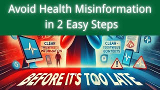 Avoid Health Misinformation in 2 Easy Steps —Before It’s Too Late [upl. by Briggs]