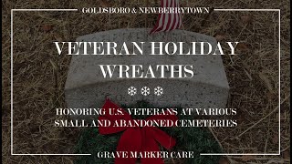 Placing Holiday Wreaths for US Veterans at Abandoned Cemeteries [upl. by Barra24]