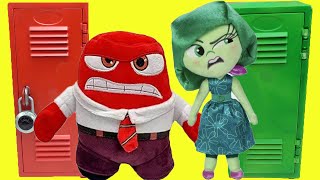 Inside Out 2 Movie DIY Custom Back to School Locker Organization with Anger and Disgust [upl. by Gninnahc361]