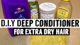 homemade conditioner for DRY hair  conditioner for EXTREMELY dry hair 3c 4a [upl. by Willey568]