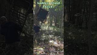 Ladder Stand Fails [upl. by Rocray]