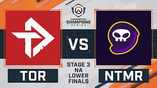 OWCS NA Stage 3  Main Event Day 4  Toronto Defiant v NTMR [upl. by Acassej415]