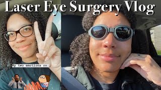 I GOT LASER EYE SURGERY  PRK VLOG PART 1 [upl. by Ettezel846]