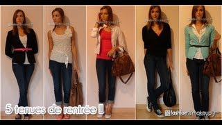 Lookbook ● 5 Idées de tenues pour la rentrée ● Agathe Diary [upl. by Deraj]