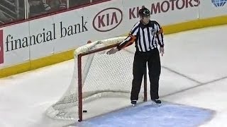 Patrick Kane scores own goal in emptynet [upl. by Mohandas257]