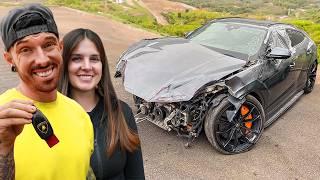 I REBUILT A WRECKED LAMBORGHINI URUS THEN GAVE IT TO MY GIRLFRIEND [upl. by Pammi]