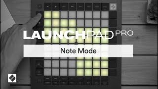 Launchpad Pro MK3  Note Mode  Novation [upl. by Llemhar589]