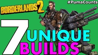 Top 7 Best Cool and Unique Class Builds and Play Styles in Borderlands 2 PumaCounts [upl. by Prospero365]