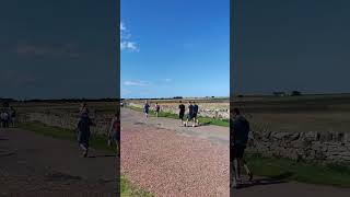 on the approaches to the castle Lindisfarne [upl. by La Verne]