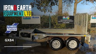 Ifor Williams GX84 8x4 Plant Trailer [upl. by Angelico]