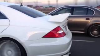 CLS 550 PP st1 vs E60 M5 Evotech st2 vs CLS 55 ART 600hp [upl. by Joy]