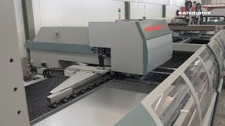 Salvagnini punchingshearing S4 punchingshearing center [upl. by Enneyehc]