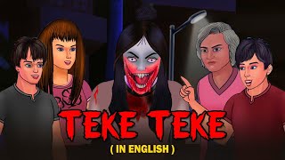 Teke Teke  English Ghost Cartoon  English Ghost Story  Horror Planet English [upl. by Anelak868]