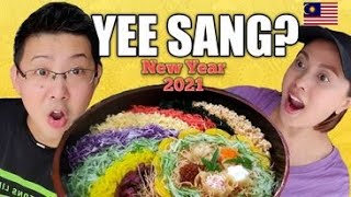 CHINESE NEW YEAR 2021 LO HEI YEE SANG prosperity toss [upl. by Arlyn]