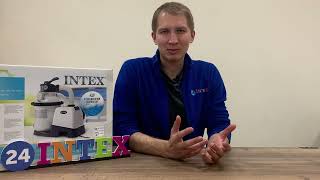 Сборка песочного фильтрнасос Intex Krystal Clear 26644 4500 лч [upl. by Schlosser299]