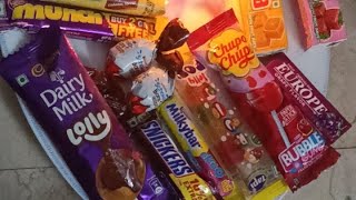 Sweets lollies toffees jellies choclairs Snickers milkybarDiyas lights [upl. by Harpole405]