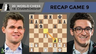 Carlsen vs Caruana Game 9 Analysis  World Chess Championship 2018 [upl. by Kenay635]