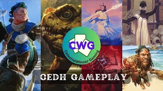 CEDH Gameplay Kinnan vs the Gitrog Monster vs Heliod the Radiant Dawn vs TymnaDargo [upl. by Enelrad]