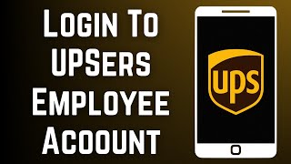 UPSerscom Employee Login How to Login Sign In UPSerscom Employee Portal 2023 [upl. by Kessler]