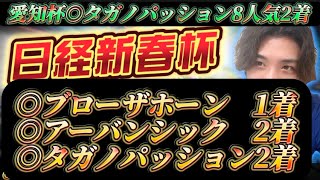 【日経新春杯2024最終結論】愛知杯◎タガノパッション8人気2着🥈どう考えてもこの馬しかいない‼️自信の本命公開🫵 [upl. by Eikcir]