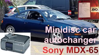 Minidisc changer in a car This may make MD fans sad [upl. by Anek]