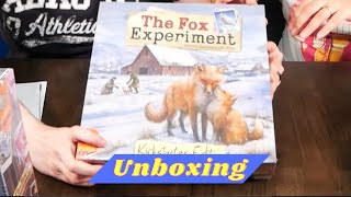 TableTalk The Fox Experiment Unboxing [upl. by Ilojne]