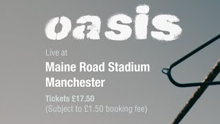 Oasis At Maine Road  The Reimagined Poster [upl. by Amikahs446]