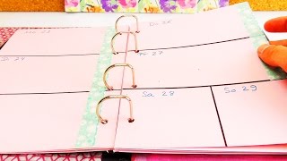 DIY Kalender selber machen TEIL 4  Planer gestalten und Seiten einteilen [upl. by Trini308]