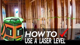 How to Use a Laser Level for Beginners  Step by Step Dovoh [upl. by Willet]