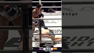 Rungnarai DQd for soccer kick on Mikel Fernandez  ONE Friday Fights 83 onechampionship [upl. by Paley194]