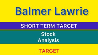 BALMER LAWRIE AND COMPANY SHARE TARGET 🇮🇳 BALMER LAWRIE SHARE NEWS  BALMER ANALYSIS 15092024 [upl. by Elttil468]