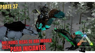 MELHORES DICAS DE ARK MOBILE 2024 PARA INICIANTES domando dino de masmorra [upl. by Cleveland]