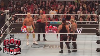 The Bloodline vs Roman Reigns amp Cody Rhodes Full Match  WWE Bad Blood 10524 [upl. by Norreht552]