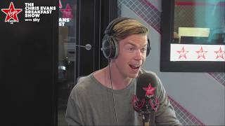 Will Poulter  Midsommar interview on The Chris Evans Breakfast Show with Sky [upl. by Suiravaj759]