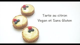 TARTE AU CITRON VEGAN ET SANS GLUTEN  BY OUM NATUREL [upl. by Alrats]