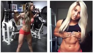 Anllela Sagra Vs Carriejune Anne Bowlby → Workout Exercises [upl. by Avonasac]