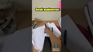 Let’s do desk makeover today studentlifedeskmakeoverdeskorganizationytminivlogsaspirants [upl. by Mair]